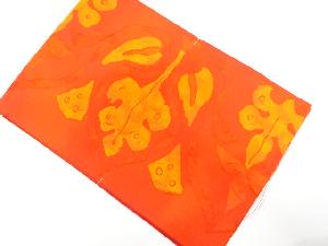 未使用品　抽象花模様織り出し　名古屋帯